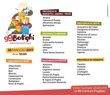 borghi pugliesi 28 maggio