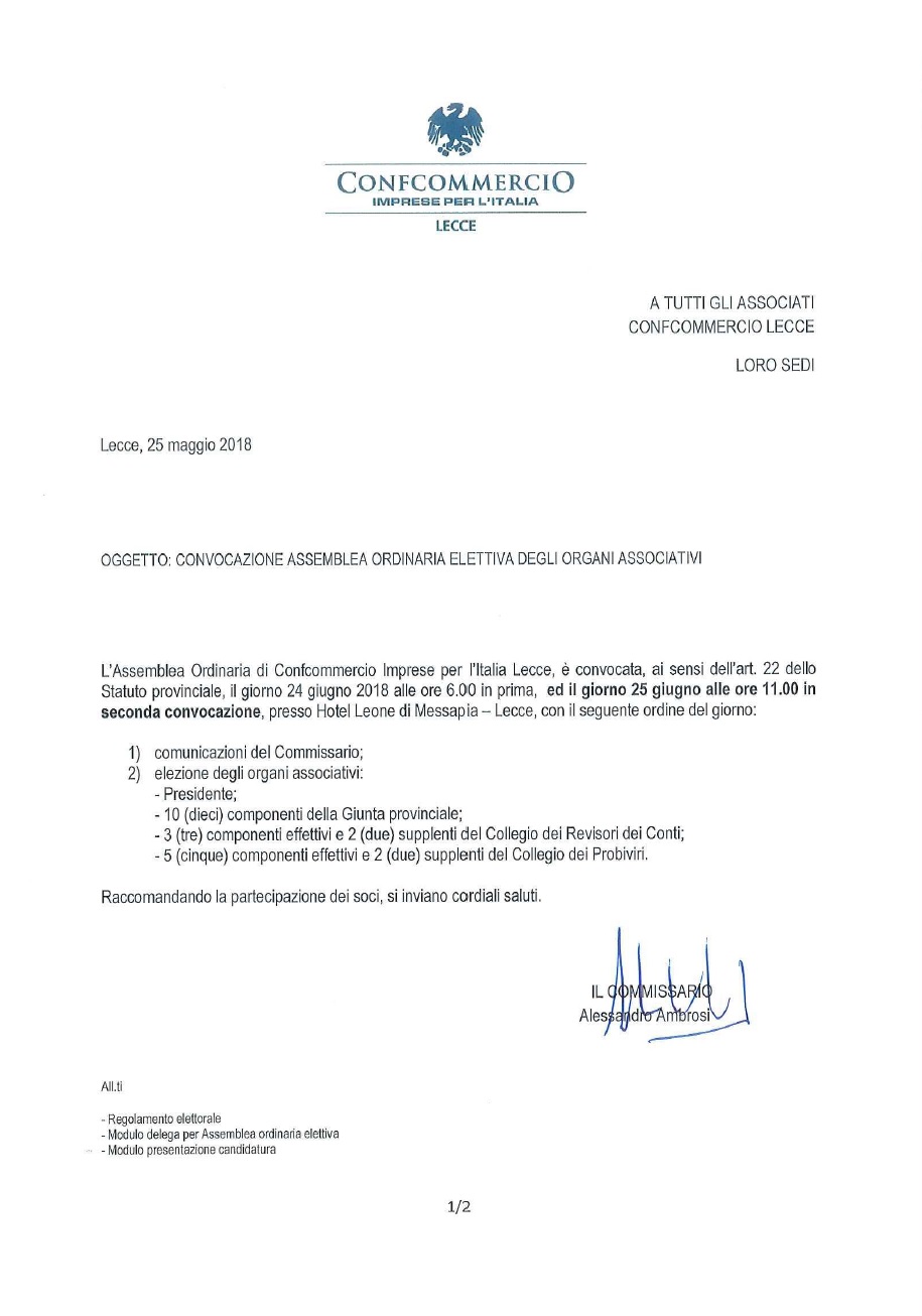 CONVOCAZIONE 1.2