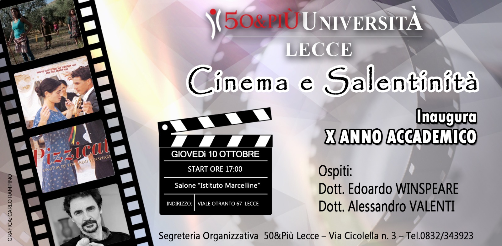 invito X anno università 2019