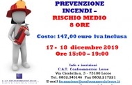CORSO ADDETTO ALLA PREVENZIONE INCENDI - RISCHIO MEDIO