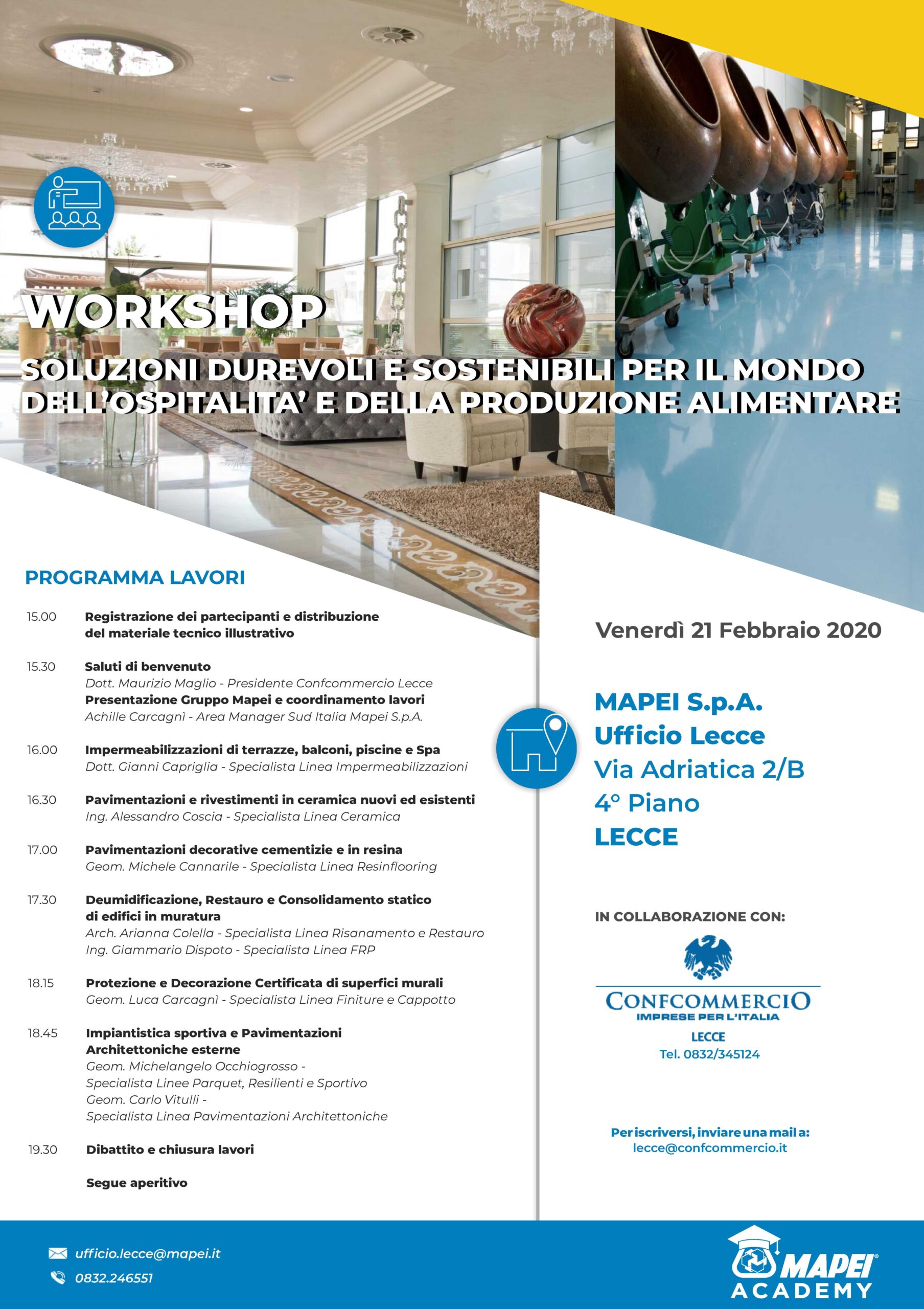 Mapei SpA - Workshop-Confcommercio LE 21.02.2020 Conf