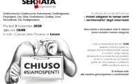 SERRATA #SIAMOSPENTI MARTEDI’ 3 NOVEMBRE 2020 DALLE ORE 18:00 IN TUTTI I COMUNI DELLA PROVINCIA DI LECCE