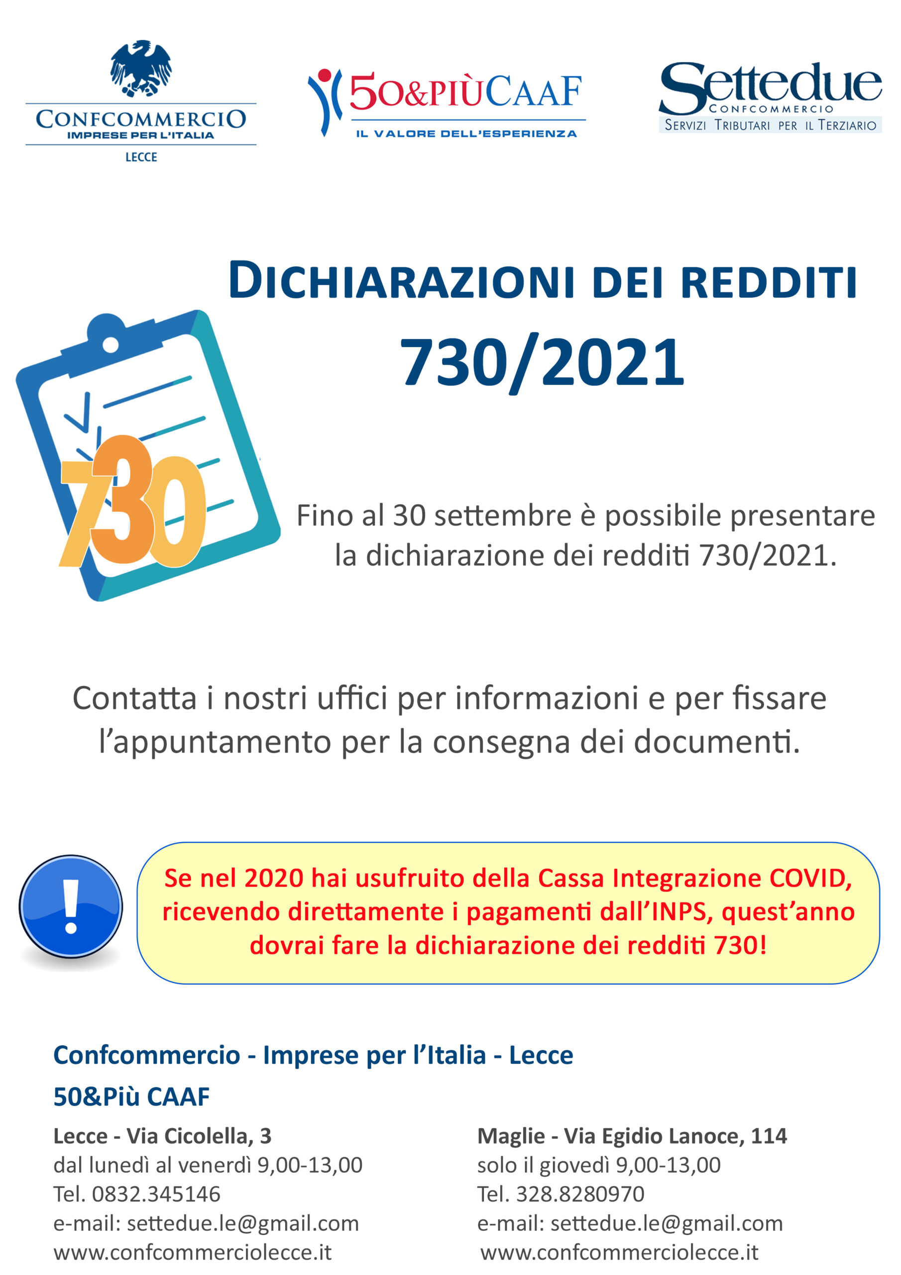 Modello 730/2021: compilazione e invio