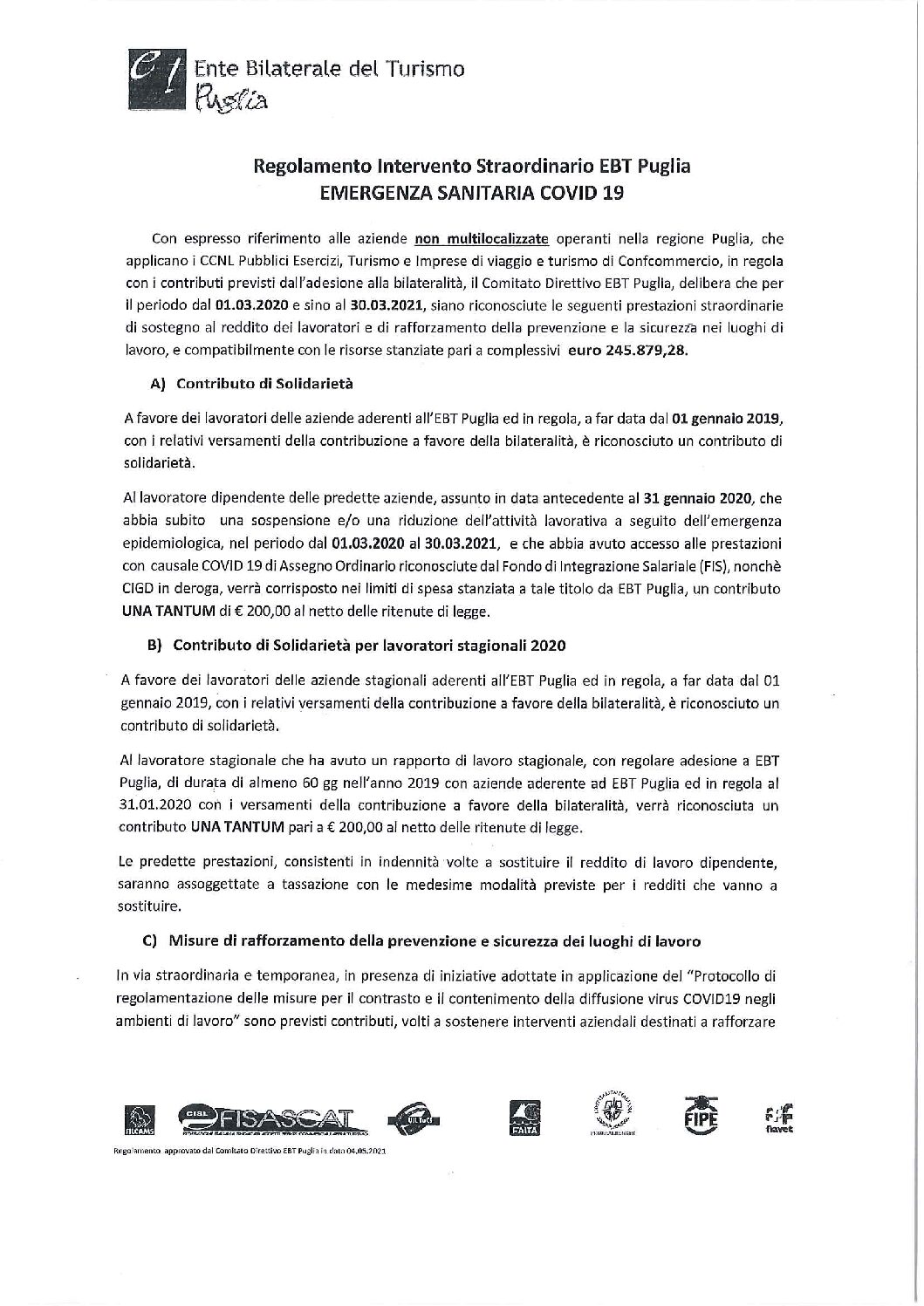 REGOLAMENTO