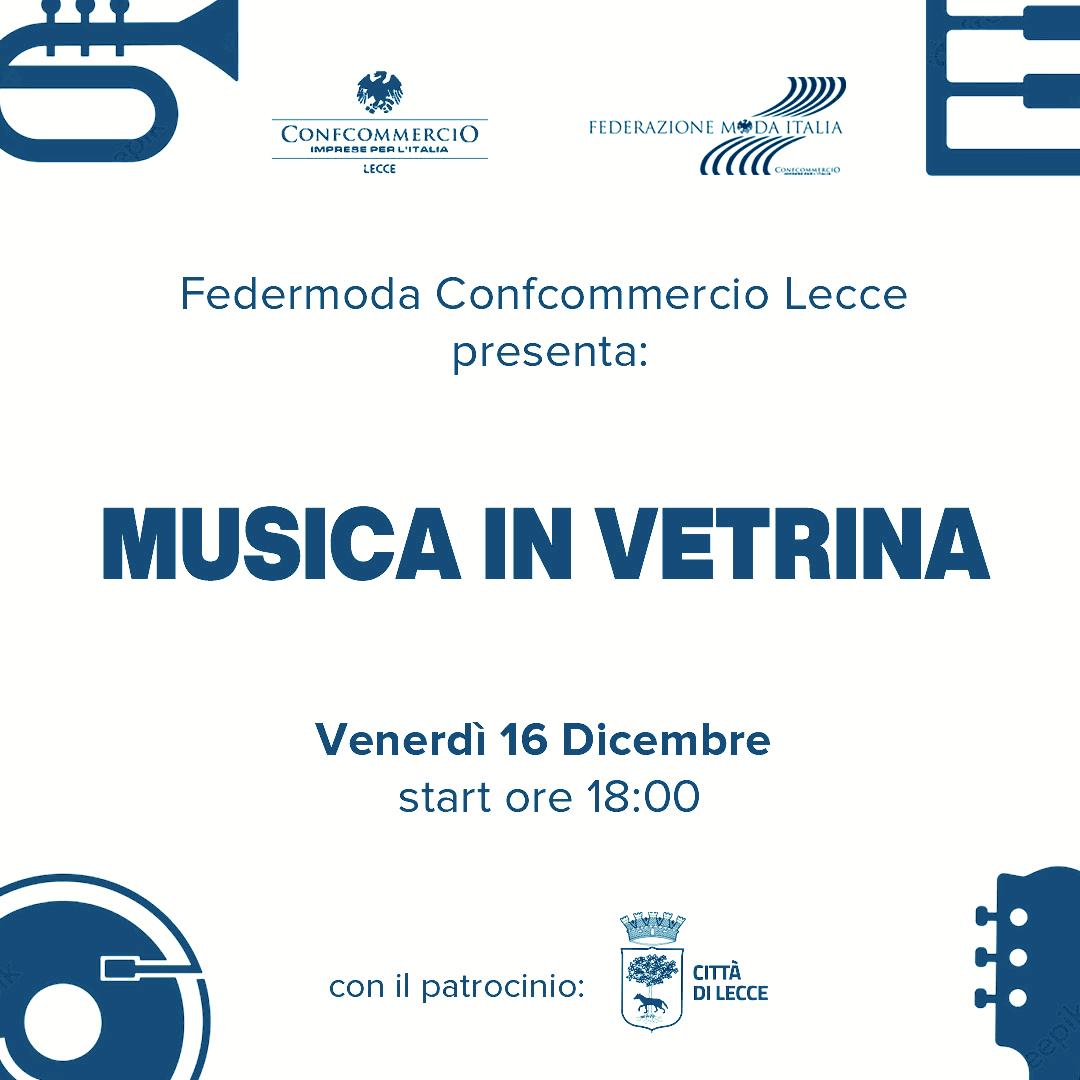 “MUSICA IN VETRINA” - Venerdì 16 Dicembre 2022.