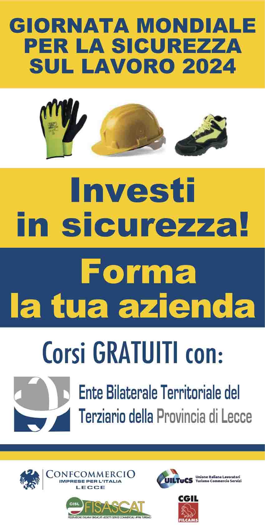 GIORNATA MONDIALE DELLA SICUREZZA SUL LAVORO 2024