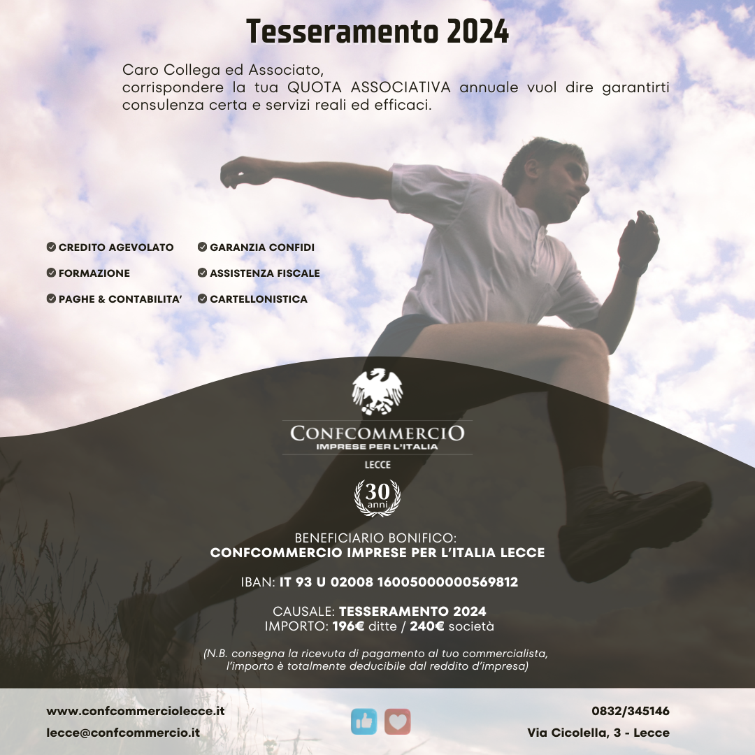 Campagna di Tesseramento Provinciale 2024