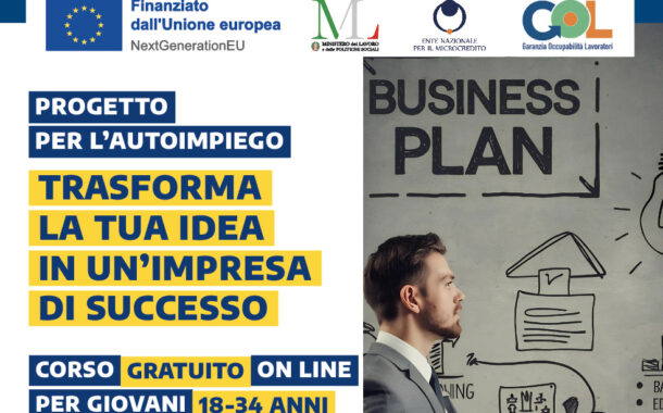 CORSI GOL GRATUITI PER L'AUTOIMPIEGO 2026